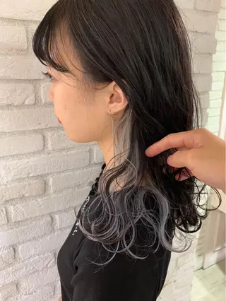 ミディアム カラー 韓国ヘア/艶カラー /田中悠佑のヘアスタイル