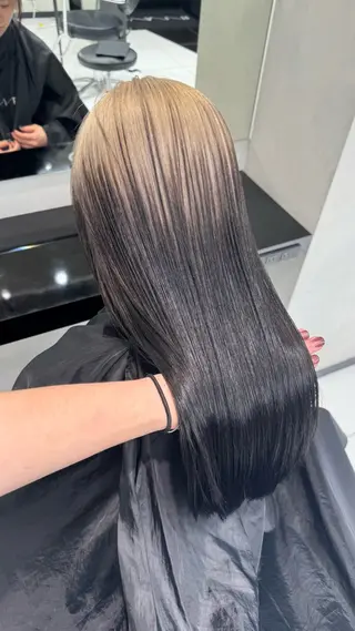 カラー 姫夏 /ハイトーン艶髪🎀のヘアスタイル
