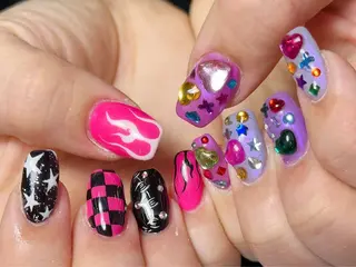 ネイル Nail Atelier IamI所属・アイアムアイ 大村磨衣のネイルデザイン