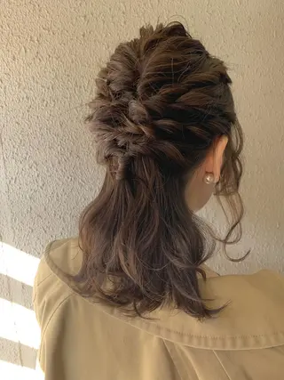 ミディアム ヘアアレンジ サダハルカ |chouetteのヘアスタイル