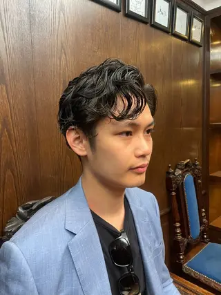 ショート パーマ メンズ 2回目以降✖︎ こうようのヘアスタイル