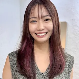 ロング カラー インナーカラー/レイ ヤーカット♡/マキシのヘアスタイル