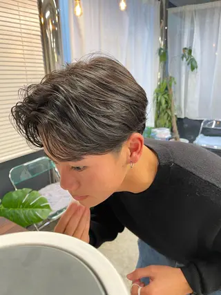 ショート パーマ メンズ Peyp所属・早瀬 裕之のヘアスタイル