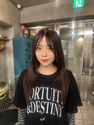 ミディアム カラー 関谷 航太のヘアスタイル