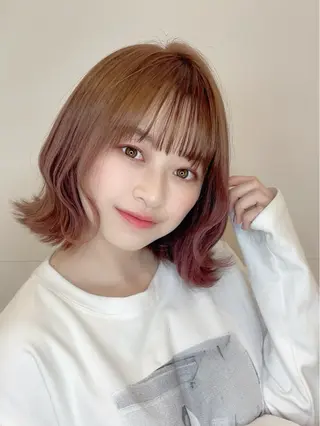 ミディアム カラー ヘアアレンジ トレンド眉🫧🪄 kumiの眉毛・アイブロウイメージ