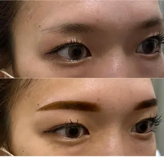 アイブロウ AMI ウルフパーマ/メンズのヘアスタイル