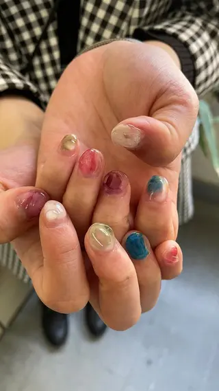 ネイル 栗田 ゆう子のネイルデザイン