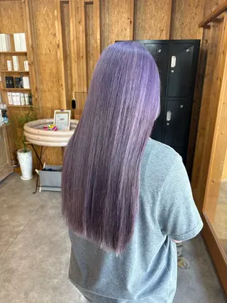カラー 🪽うるつやカラーく びれレイヤーchiaのヘアスタイル