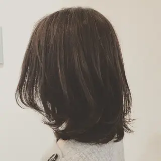 ミディアム 再現性ショートボブ 木又克美のヘアスタイル