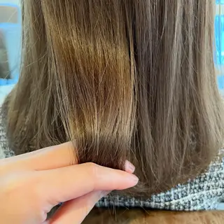 ミディアム カラー 🌷L'oeuf 【ﾙﾌ】ホシカワ🌷のヘアスタイル