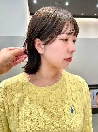 ミディアム カラー BELLA/天王寺/ 似合わせ/木浦心のヘアスタイル