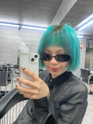 ミディアム カラー noos表参道 ナツミのヘアスタイル