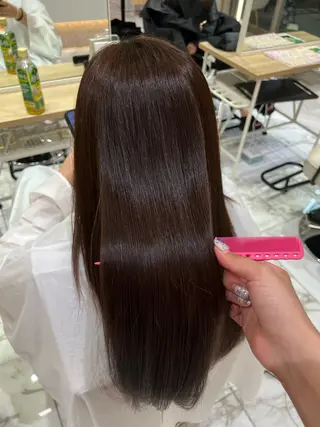 セミロング 酸性ストレート人気 No,1/カスミ🩰のヘアスタイル