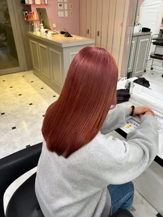 ミディアム ‎🤍トレンドモテ髪 ‎🤍暖色🤍りなのヘアスタイル