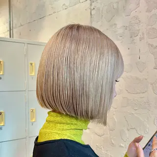ミディアム カラー GO TODAY SHAiRE SALON 原宿本店所属・ボブ/レイヤー/ ハッシュカット/河内のヘアスタイル