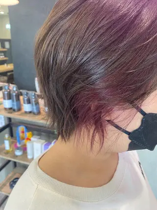 ショート カラー 🕶️佐藤 海李🐏のヘアスタイル