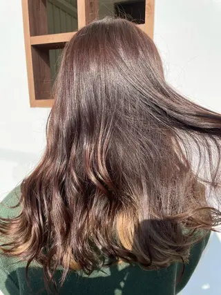 ロング カラー 美容室 Jフィドルファドル所属・わきた かずなのヘアスタイル