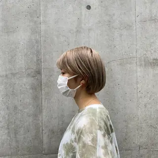 ショート カラー ハイトーン/ボブ/ レイヤー💫カイセイのヘアスタイル