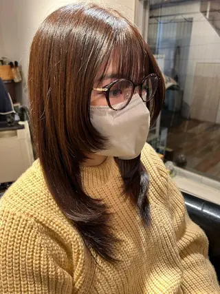 セミロング トキタ アオイのヘアスタイル