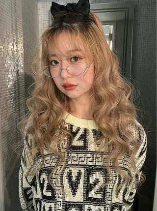 ロング カラー特化🎀 Kirari🐩🤍のヘアスタイル
