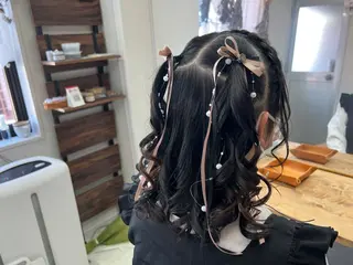 セミロング ヘアアレンジ 山室 敬義のヘアスタイル