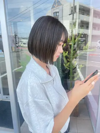 カラー ひなた 艶カラー/渋谷のヘアスタイル