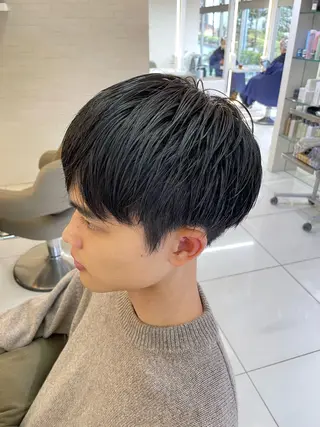 ショート メンズ 髪質改善/縮毛/トリ ートメント/平野広大のヘアスタイル