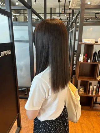 セミロング カラー Nﾟ 秋田店【ナンバー】所属・nodoka /艶カラー🪽のヘアスタイル