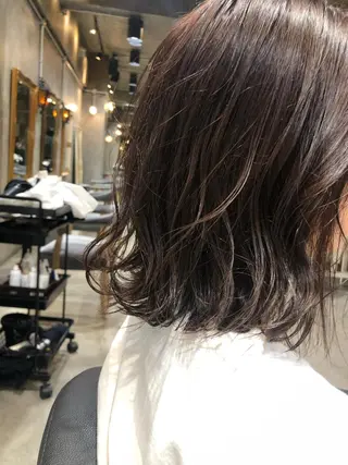 ミディアム カラー マンツーマン／韓国 ヘア‎Amiのヘアスタイル