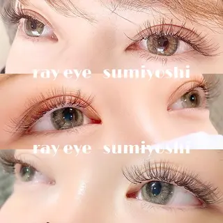 マツエク・マツパ Ray+beauty 住吉店 ＊ 桐山美優のマツエク・マツパデザイン