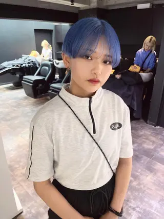 ショート カラー 心斎橋/ブリーチ minamiのヘアスタイル