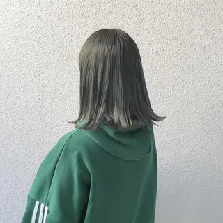 ミディアム カラー インナーカラー/天神 ブリーチ/吉田のヘアスタイル