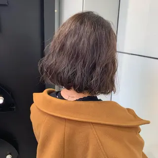 ミディアム AMI ウルフパーマ/メンズのヘアスタイル