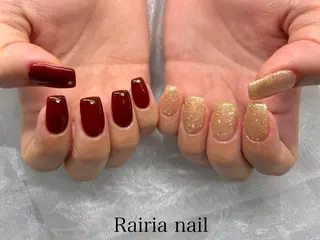 ネイル rairiaharu パラジェルのネイルデザイン