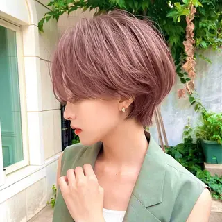 ショート ショート/ボブ特化 似合わせ/山下凌生のヘアスタイル