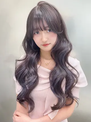 ロング カラー 韓国/レイヤー/艶髪 ルキアのヘアスタイル