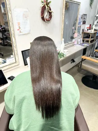 セミロング ランプシーヘアー所属・髪質改善Lampsi 鹿児島中央店のヘアスタイル