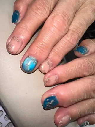 ショート YOKOSUKA⚓️ KIRaRa💅のネイルデザイン