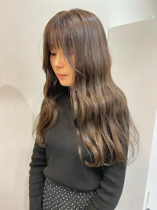 ロング カラー ボブ/透明感カラー 🧸YUI❤️のヘアスタイル
