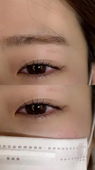 マツエク・マツパ 似合わせカット暖色 カラーhiyonaのヘアスタイル