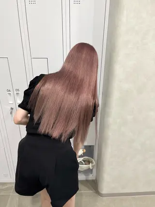 ロング カラー 💗モテ髪 ハイトーンあや💗のヘアスタイル