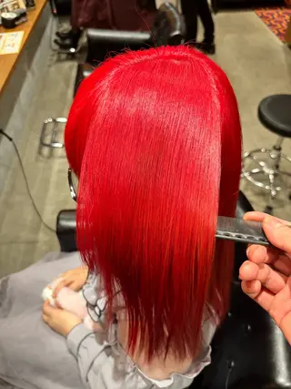 セミロング カラー 透明感カラー🫧 ヒナ子のヘアスタイル