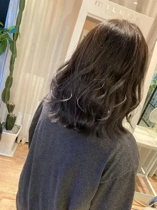 ミディアム 松村　由莉香/ カラー/髪質改善のヘアスタイル