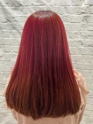 セミロング シムラ カイゲンのヘアスタイル