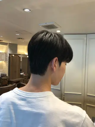 パーマ メンズ 韓国メンズヘア シンユウのヘアスタイル