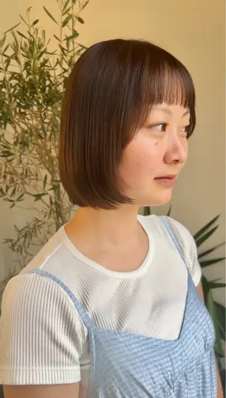 ミディアム カラー 髪質改善/レイヤー/ 艶髪🎀ayaneのヘアスタイル