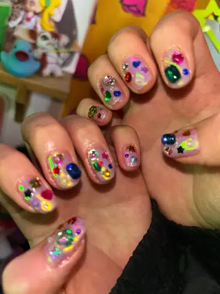 ネイル 福の爪 🍒福山千晴のネイルデザイン