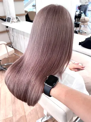 セミロング カラー お肌トーン🆙カラー 全ての女性を艶髪にのヘアスタイル