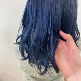 ミディアム カラー 個性派/ブリーチ *ほのかのヘアスタイル