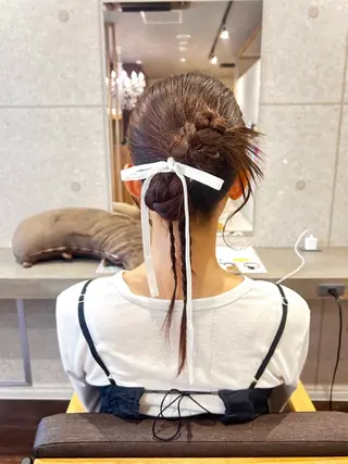 ロング ヘアアレンジ konomi⛓🩶 カラー/ヘアアレンジのヘアスタイル